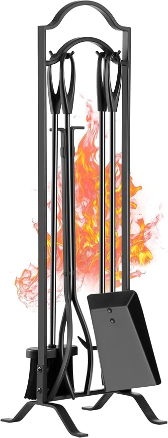 29 Inch Fireplace Tools Set 5 Pieces