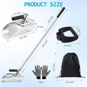 Long handle sand scoop