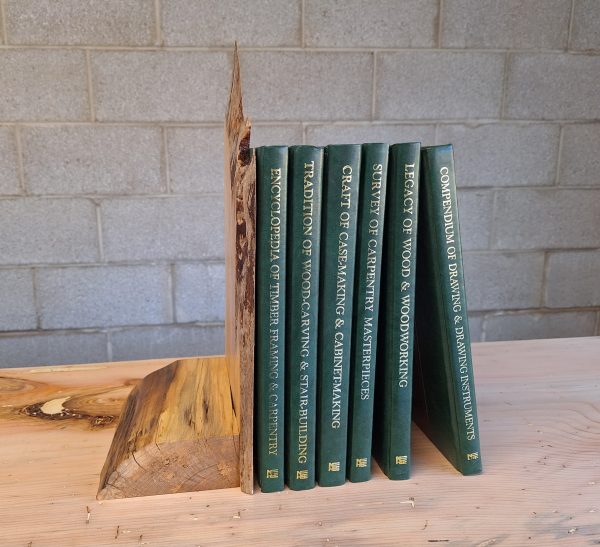 Natural Michigan Shaped Live Edge Bookend - Image 6