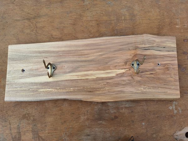 Live Edge Maple Coat Rack